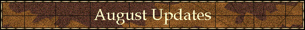 August Updates