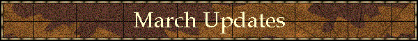 March Updates
